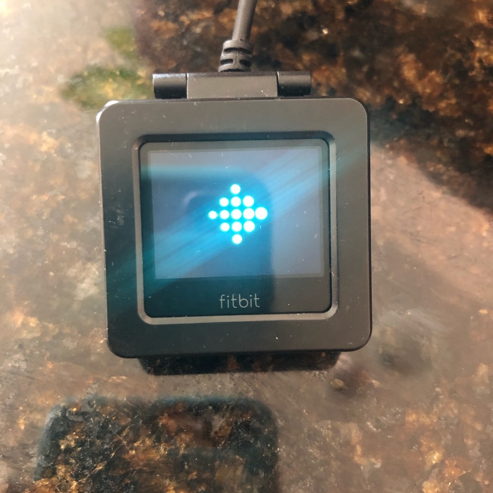 Fitbit Blaze with purple band